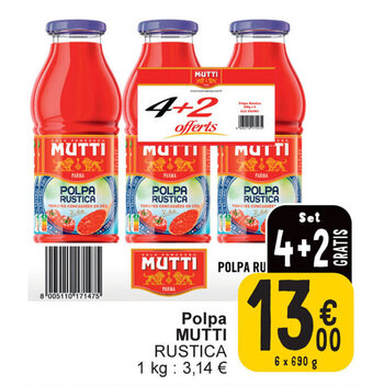 Cora Polpa MUTTI aanbieding