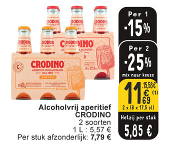 Cora Alcoholvrij aperitief CRODINO aanbieding