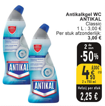 Cora Antikalkgel WC ANTIKAL aanbieding