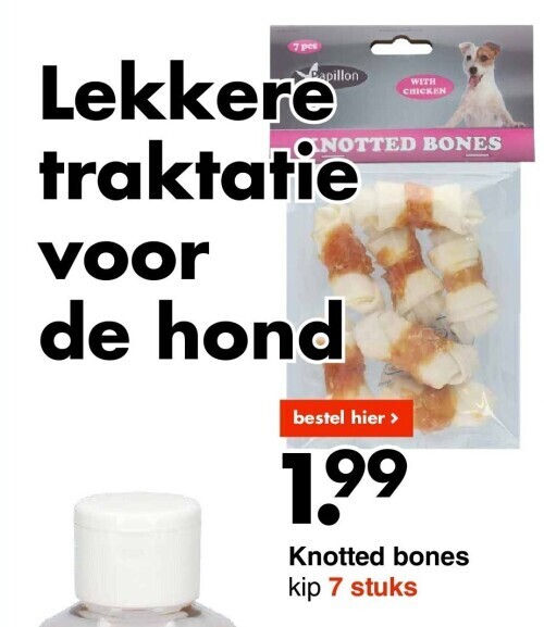 Wibra Knotted bones aanbieding