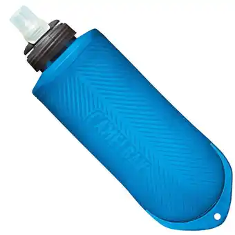 Decathlon Quick stow flask 500 ml drinkfles - blauw aanbieding