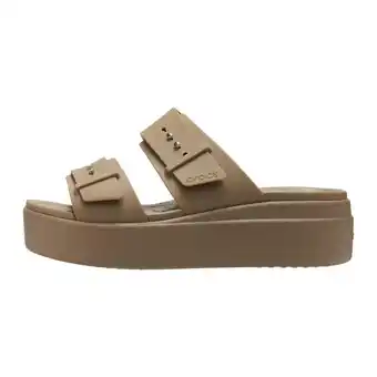 Decathlon Vrouwensandalen met gesp crocs brooklyn aanbieding