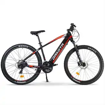 Decathlon Elektrische mountainbike dakota, unisex rode e-mtb aanbieding