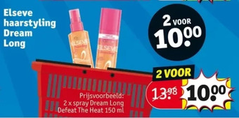 Kruidvat Elseve haarstyling dream long aanbieding