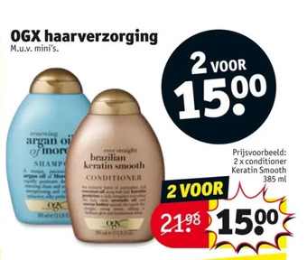 Kruidvat Ogx haarverzorging aanbieding