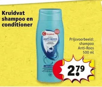 Kruidvat Kruidvat shampoo en conditioner aanbieding
