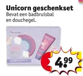 Kruidvat Unicorn geschenkset aanbieding