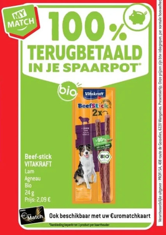 Smatch Beef-stick vitakraft aanbieding