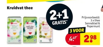 Kruidvat Kruidvat thee aanbieding