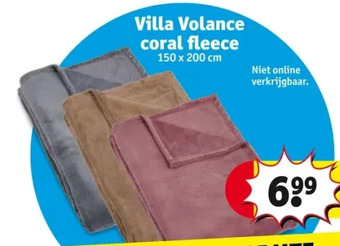 Kruidvat Villa volance coral fleece aanbieding