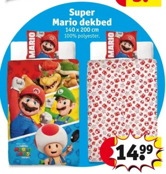 Kruidvat Super mario dekbed aanbieding
