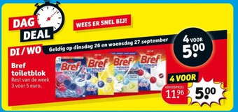 Kruidvat Bref toiletblok aanbieding