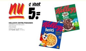 Jumbo Kellog’s ontbijtgranen aanbieding