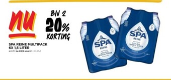 Jumbo Spa reine multipack 6x 1,5 liter aanbieding