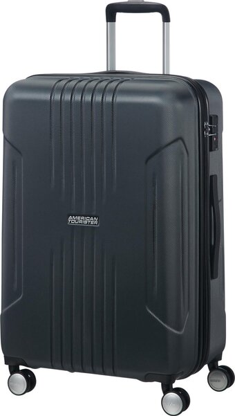 Bol.com American tourister tracklite spinner reiskoffer 67 cm - dark slate aanbieding