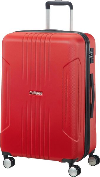 Bol.com American tourister tracklite spinner reiskoffer 67 cm - flame red aanbieding