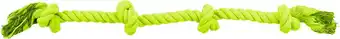 Trixie - hondenspeelgoed - flostouw 4 knoop - assorti - 95 cm