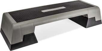 Bol.com Aerobic stepper - virtufit professionele verstelbare fitness stepper - antislip - aerobics stepper aanbieding
