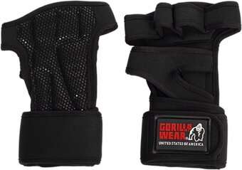 Bol.com Gorilla wear yuma krachtsport handschoenen / crossfit / krachttraining handschoenen/ zwart | heren & dames - maat m aanbieding