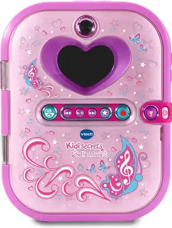 Bol.com Vtech kidisecrets selfie music azerty - geheim dagboek voor kinderen - educatief speelgoed - met geluid aanbieding