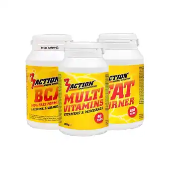 Decathlon Supplement pack (bcaa+fatburner+multivitamins) aanbieding