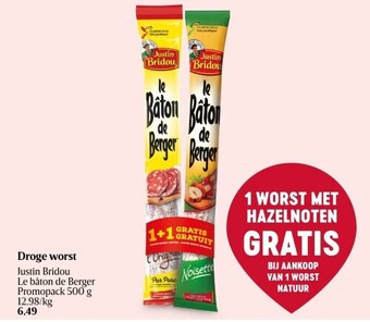 Delhaize Droge worst aanbieding