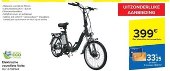 Carrefour Elektrische vouwfi ets volta aanbieding