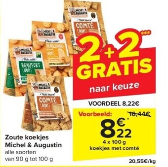 Zoute koekjes michel & augustin