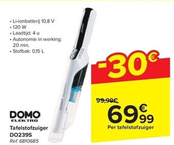 Tafelstofzuiger do239s