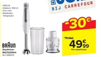 Carrefour Staafmixer mq7020wh aanbieding
