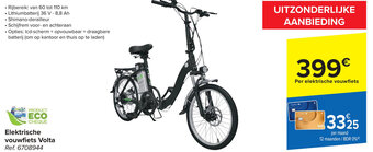 Carrefour Elektrische vouwfiets Volta aanbieding