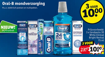 Kruidvat Oral-B mondverzorging aanbieding