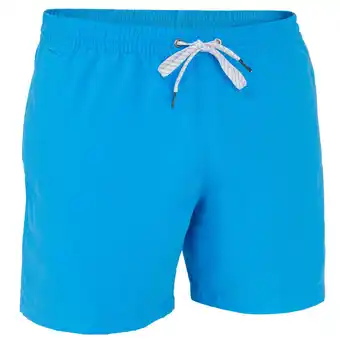 Decathlon Korte boardshort voor heren blauw aanbieding