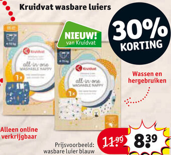 Kruidvat Kruidvat wasbare luiers aanbieding