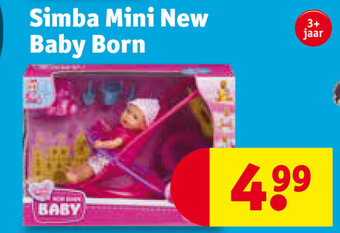 Kruidvat Simba Mini New Baby Born aanbieding