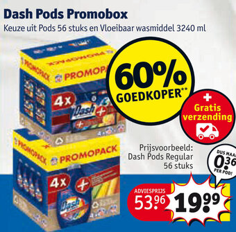 Kruidvat Dash Pods Promobox aanbieding