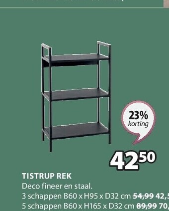 Jysk Tistrup rek aanbieding