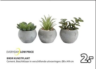 Jysk Bror kunstplant aanbieding