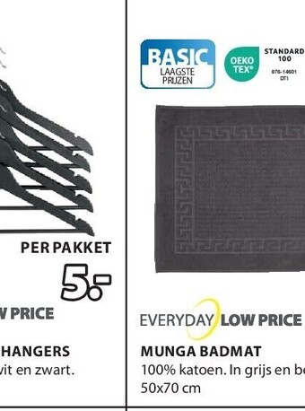 Jysk Munga badmat aanbieding