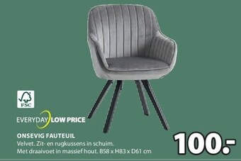 Jysk Onsevig fauteuil aanbieding