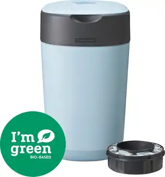 Bol.com Tommee tippee milieuvriendelijke twist & click luieremmer - met 1 navulcassette - blauw aanbieding