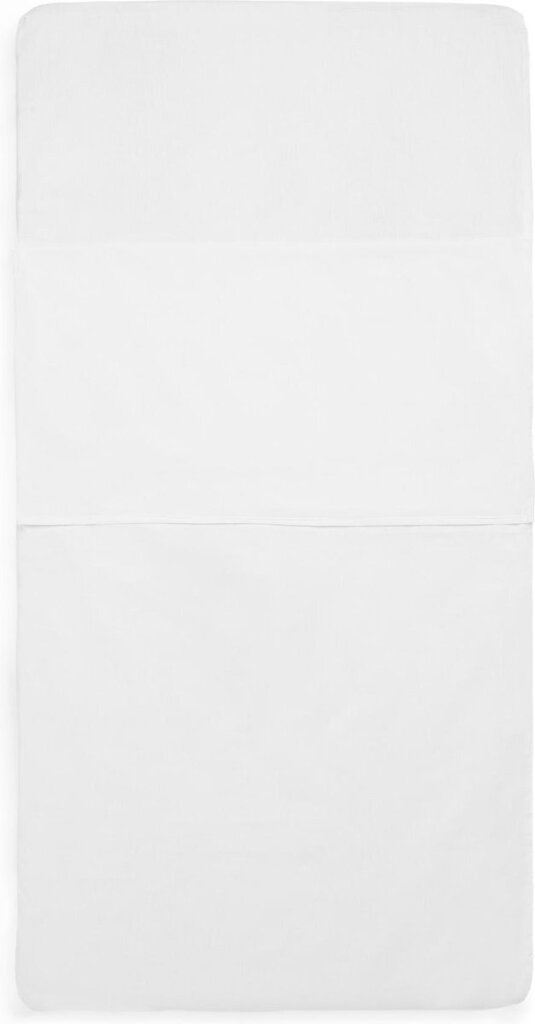 Bol.com Jollein - baby hoeslaken ledikant (wit) - katoen - zaklaken voor rustbedje, hoeslaken baby - 60x120cm aanbieding
