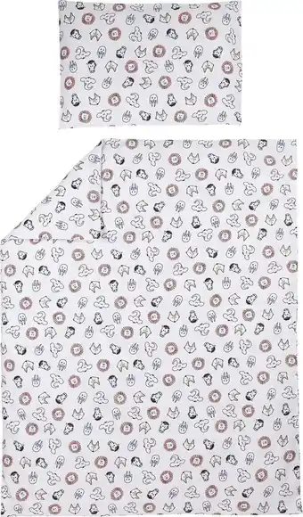 Bol.com Meyco baby animal dekbedovertrek ledikant - multicolour - 100x135cm aanbieding