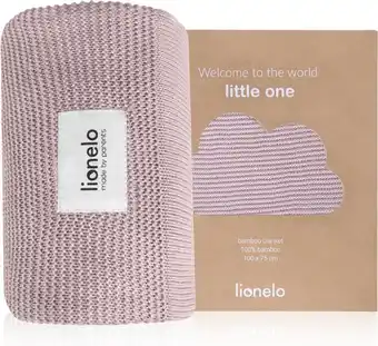 Bol.com Lionelo - deluxe baby deken - hypoallergeen - antibacterieel - antischimmel - 100% bamboe katoen aanbieding