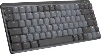 Bol.com Logitech mx mechanical mini - toetsenbord - qwerty iso - grijs aanbieding