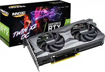Inno3d geforce rtx 3060 twin x2 oc lhr - videokaart - 12 gb gddr6 - pcie 4.0 x16 - 1x hdmi 2.1, 3x displayport 1.4a