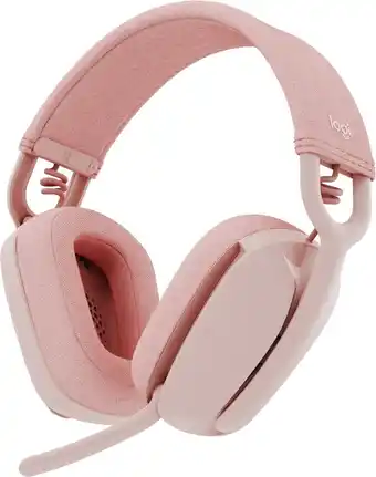 Bol.com Logitech zone vibe 100 - draadloze headset - bluetooth - rose aanbieding