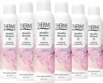 Bol.com 6x therme shower foaming 200 ml mindful blossom aanbieding