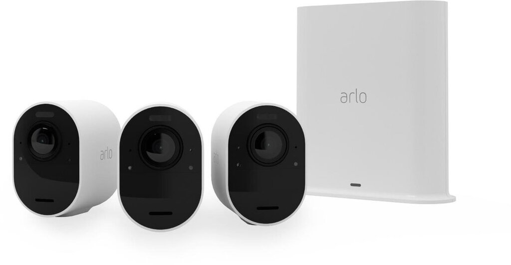 Bol.com Arlo ultra 2 draadloze wifi-beveiligingscamera voor buiten, 4k uhd, 180˚ kleurennachtzicht, sirene & spotlight, bewegingsdete aanbieding