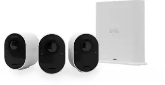 Bol.com Arlo ultra 2 draadloze wifi-beveiligingscamera voor buiten, 4k uhd, 180˚ kleurennachtzicht, sirene & spotlight, bewegingsdete aanbieding